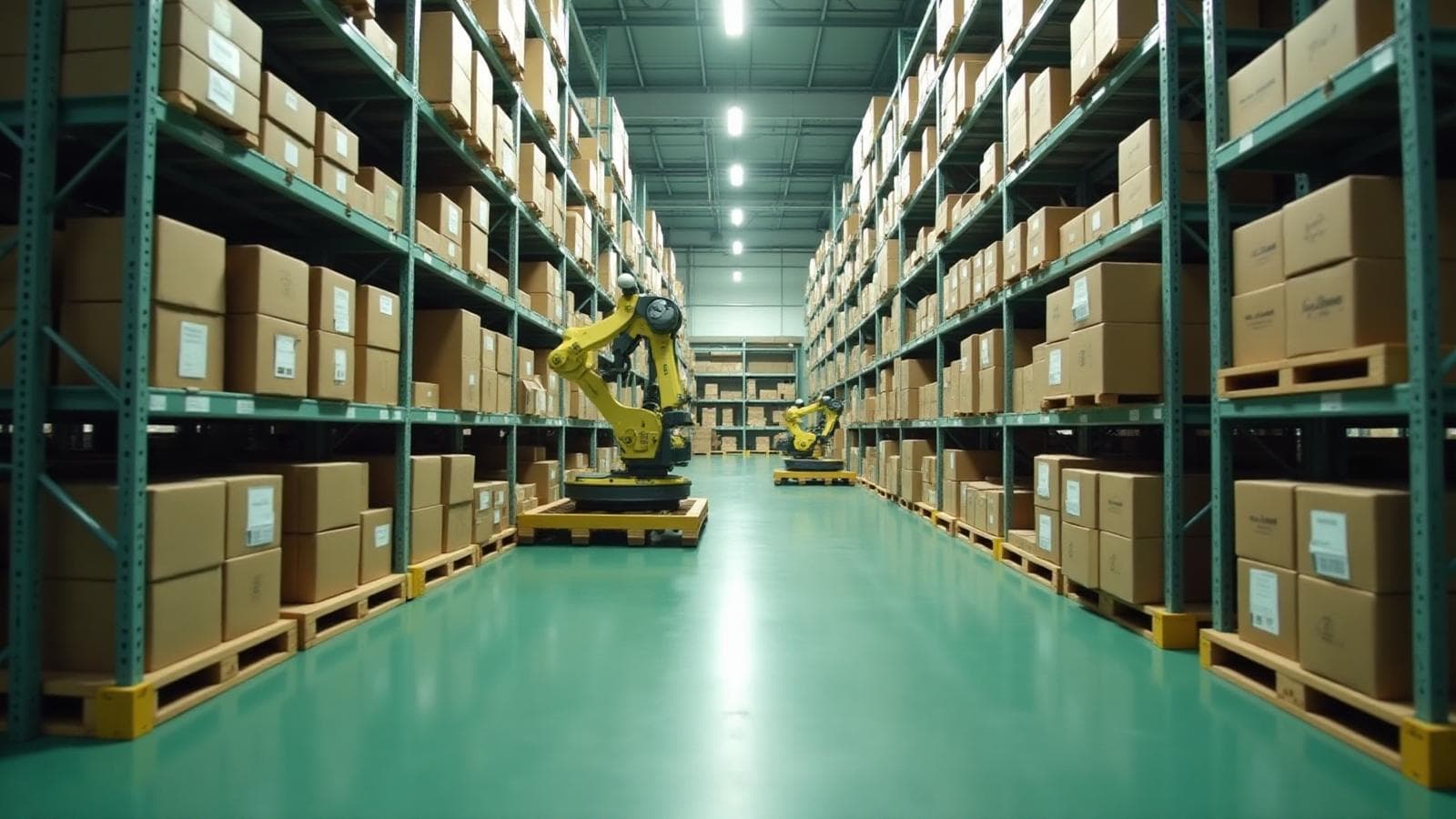 Modern warehouse automation and inventory management system